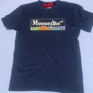 Moosejaw T-Shirt Women’s Short Sleeve Crew Neck Graphic Logo Outdoor Print